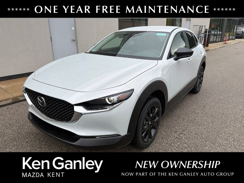 2026 Mazda Mazda CX-30 2.5 S Select Sport AWD in Ceramic Metallic — front three-quarter view