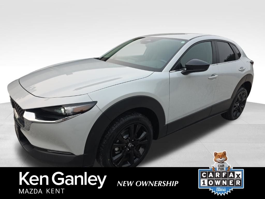 2024 Mazda Mazda CX-30 2.5 S Select Sport in Ceramic Metallic — front three-quarter view