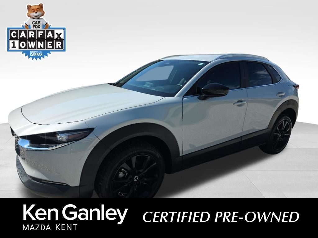2024 Mazda Mazda CX-30 2.5 S Select Sport in Ceramic Metallic — front three-quarter view