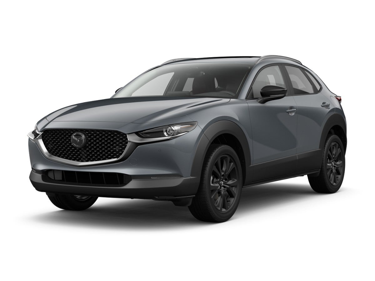 2026 Mazda Mazda CX-30 2.5 S Carbon Edition AWD in Polymetal Gray Metallic — front three-quarter view
