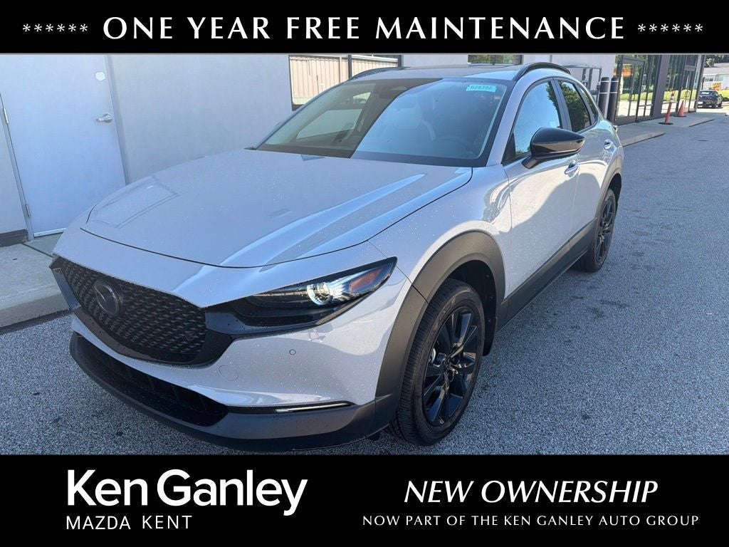 2026 Mazda Mazda CX-30 2.5 S Aire Edition in Aero Gray Metallic — front three-quarter view