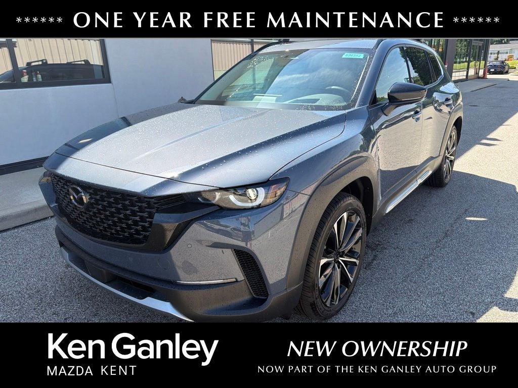 2026 Mazda Mazda CX-50 2.5 Turbo Premium Plus AWD in Polymetal Gray Metallic — front three-quarter view