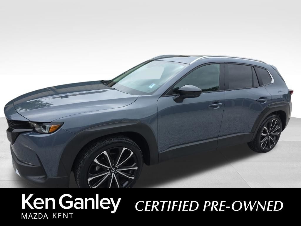 2023 Mazda Mazda CX-50 2.5 Turbo in Polymetal Gray Metallic — front three-quarter view
