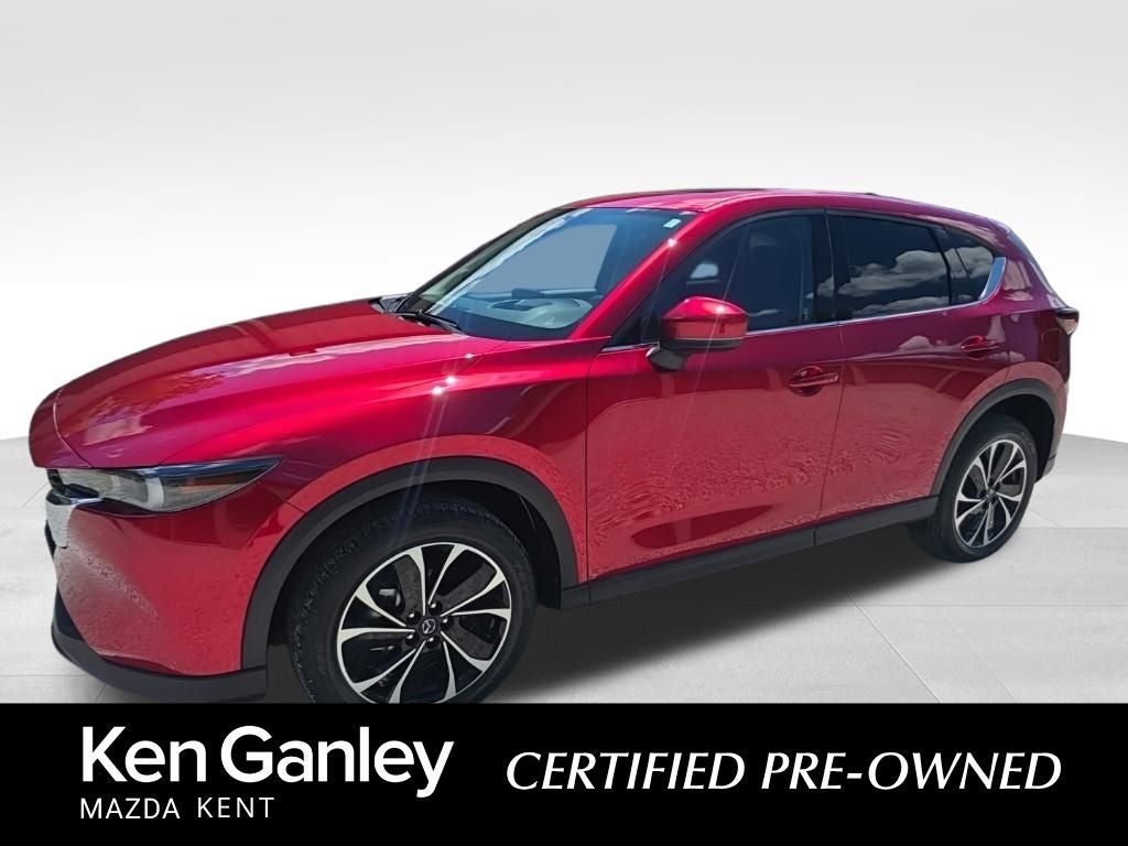 2023 Mazda Mazda CX-5 2.5 S Premium Plus Package in Soul Red Crystal Metallic — front three-quarter view