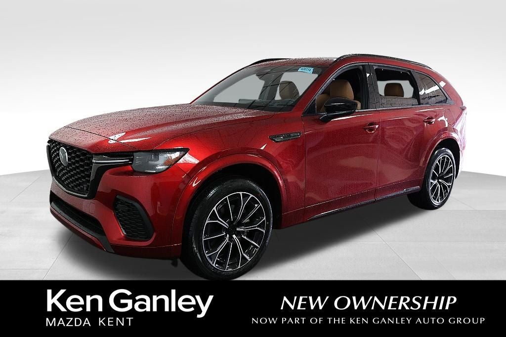 2026 Mazda Mazda CX-70 3.3 Turbo S Premium Plus AWD in Soul Red Crystal Metallic — front three-quarter view