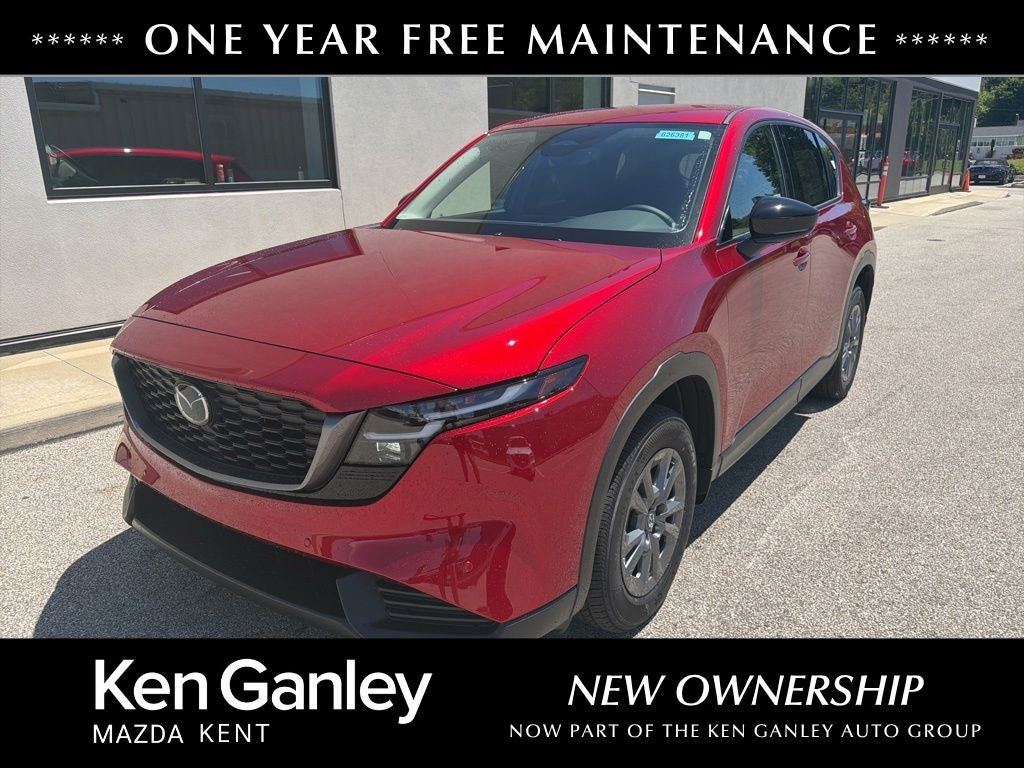 2026 Mazda Mazda CX-5 2.5 S Select AWD in Soul Red Crystal Metallic — front three-quarter view