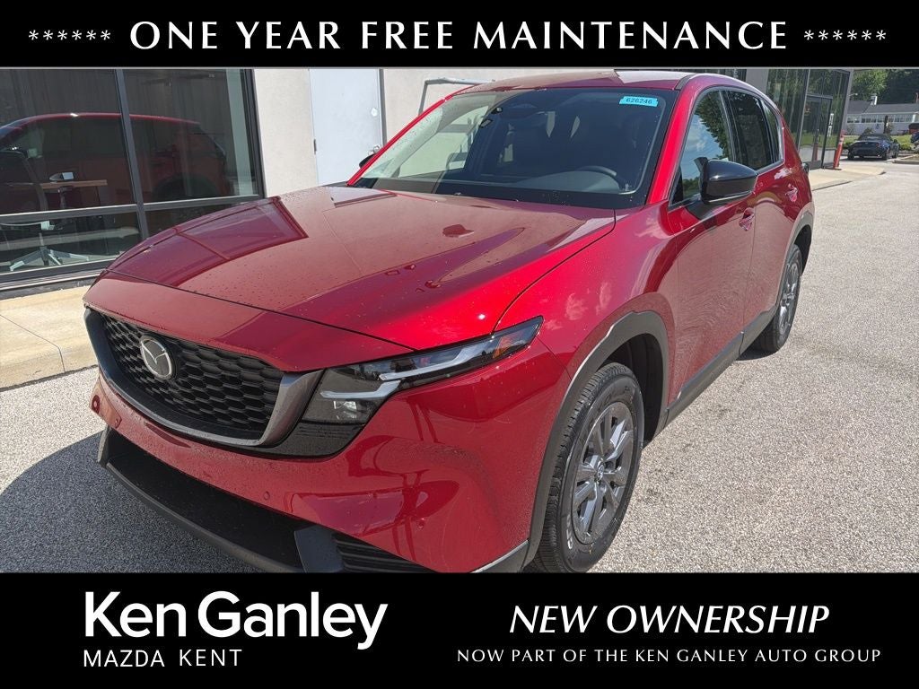 2026 Mazda Mazda CX-5 2.5 S Select AWD in Soul Red Crystal Metallic — front three-quarter view