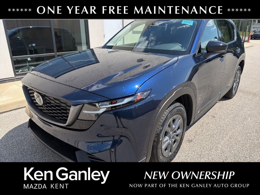 2026 Mazda Mazda CX-5 2.5 S Select AWD in Navy Blue Mica — front three-quarter view