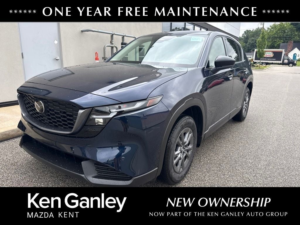 2026 Mazda Mazda CX-5 2.5 S Select AWD in Navy Blue Mica — front three-quarter view