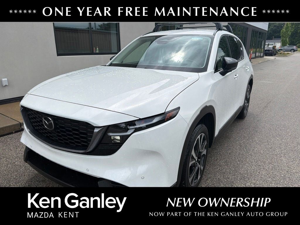 2026 Mazda Mazda CX-5 2.5 S Preferred AWD in Rhodium White Metallic — front three-quarter view
