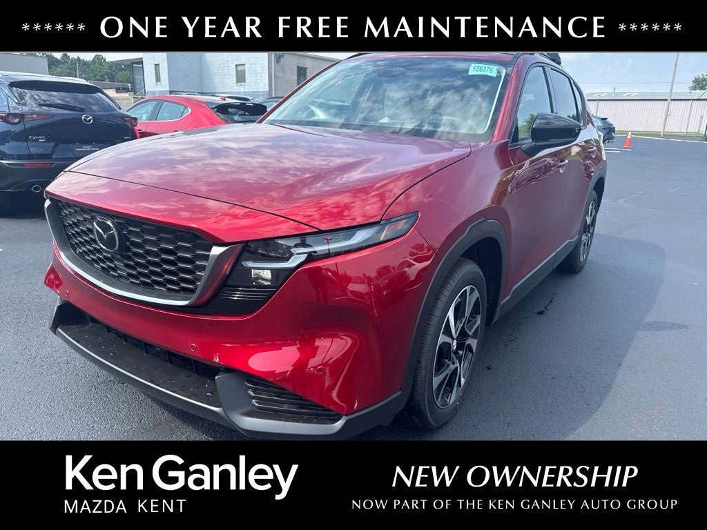2026 Mazda Mazda CX-5 2.5 S Preferred AWD in Soul Red Crystal Metallic — front three-quarter view