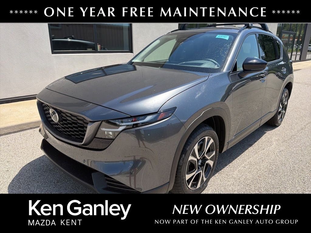 2026 Mazda Mazda CX-5 2.5 S Preferred AWD in Machine Gray Metallic — front three-quarter view