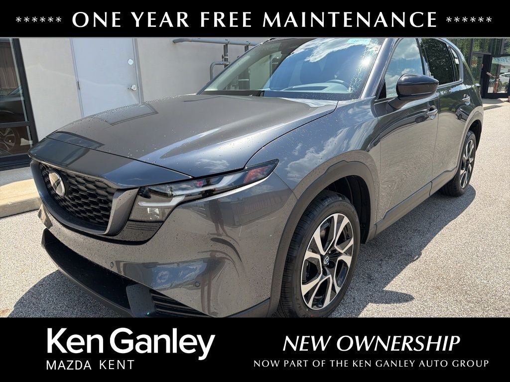 2026 Mazda Mazda CX-5 2.5 S Preferred AWD in Machine Gray Metallic — front three-quarter view