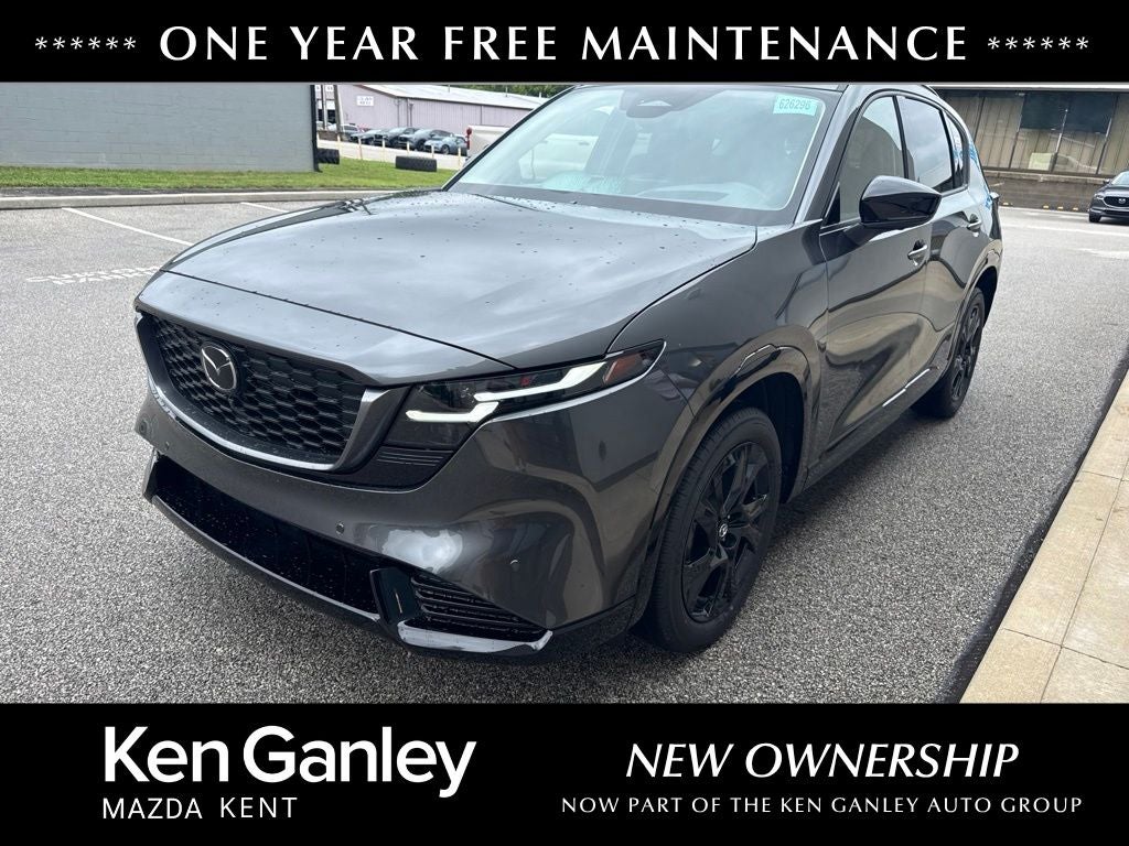 2026 Mazda Mazda CX-5 2.5 S Premium Plus AWD in Machine Gray Metallic — front three-quarter view